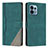 Leather Case Stands Flip Cover Holder H10X for Motorola Moto Edge 40 Pro 5G Green