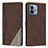 Leather Case Stands Flip Cover Holder H10X for Motorola Moto G 5G (2023)