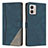 Leather Case Stands Flip Cover Holder H10X for Motorola Moto G53 5G