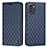 Leather Case Stands Flip Cover Holder H10X for Nokia G60 5G Blue