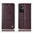 Leather Case Stands Flip Cover Holder H11P for Oppo A96 5G