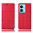 Leather Case Stands Flip Cover Holder H11P for Oppo A97 5G Red