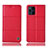 Leather Case Stands Flip Cover Holder H11P for Oppo Find X3 Pro 5G Red