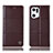 Leather Case Stands Flip Cover Holder H11P for Oppo Find X5 Pro 5G