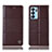 Leather Case Stands Flip Cover Holder H11P for Oppo Reno6 5G