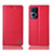 Leather Case Stands Flip Cover Holder H11P for Oppo Reno7 Pro 5G Red