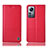 Leather Case Stands Flip Cover Holder H11P for Xiaomi Mi 12X 5G Red