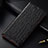 Leather Case Stands Flip Cover Holder H15P for Motorola Moto Edge 20 Pro 5G Black