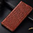 Leather Case Stands Flip Cover Holder H15P for Motorola Moto G100 5G