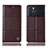 Leather Case Stands Flip Cover Holder H15P for Oppo K9 Pro 5G