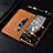 Leather Case Stands Flip Cover Holder H15P for Samsung Galaxy Note 10 5G