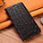 Leather Case Stands Flip Cover Holder H16P for Asus Zenfone 9 Black