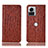 Leather Case Stands Flip Cover Holder H16P for Motorola Moto Edge X30 Pro 5G