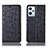 Leather Case Stands Flip Cover Holder H16P for OnePlus Nord CE 2 Lite 5G Black