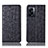 Leather Case Stands Flip Cover Holder H16P for Realme Narzo 50 5G Black