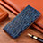 Leather Case Stands Flip Cover Holder H17P for Google Pixel 8 5G Blue