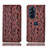 Leather Case Stands Flip Cover Holder H17P for Motorola Moto Edge 30 Pro 5G