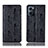 Leather Case Stands Flip Cover Holder H17P for OnePlus Nord CE 2 5G Black