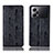 Leather Case Stands Flip Cover Holder H17P for Oppo K10 Pro 5G Black