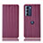 Leather Case Stands Flip Cover Holder H18P for Motorola Moto G200 5G