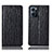 Leather Case Stands Flip Cover Holder H18P for OnePlus Nord CE 2 5G Black