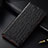Leather Case Stands Flip Cover Holder H18P for Oppo K10 4G Black