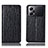 Leather Case Stands Flip Cover Holder H18P for Oppo K10 Pro 5G Black