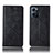 Leather Case Stands Flip Cover Holder H19P for OnePlus Nord CE 2 5G Black