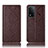 Leather Case Stands Flip Cover Holder H19P for Oppo A93s 5G