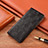 Leather Case Stands Flip Cover Holder H19P for Realme GT Neo5 240W 5G Black