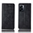 Leather Case Stands Flip Cover Holder H19P for Realme Narzo 50 5G Black