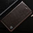 Leather Case Stands Flip Cover Holder H20P for Vivo iQOO 9 5G Brown