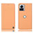 Leather Case Stands Flip Cover Holder H21P for Motorola Moto Edge 30 Ultra 5G Orange