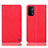 Leather Case Stands Flip Cover Holder H21P for Oppo A54 5G Red