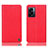 Leather Case Stands Flip Cover Holder H21P for Oppo A77 5G Red