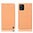 Leather Case Stands Flip Cover Holder H21P for Oppo Find X3 5G Orange