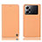 Leather Case Stands Flip Cover Holder H21P for Oppo K10 Pro 5G Orange