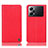 Leather Case Stands Flip Cover Holder H21P for Oppo K10 Pro 5G Red