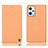 Leather Case Stands Flip Cover Holder H21P for Oppo K10X 5G Orange