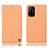 Leather Case Stands Flip Cover Holder H21P for Oppo Reno5 Z 5G Orange