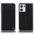 Leather Case Stands Flip Cover Holder H21P for Oppo Reno9 5G