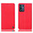 Leather Case Stands Flip Cover Holder H21P for Realme Q3s 5G Red