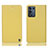 Leather Case Stands Flip Cover Holder H21P for Realme Q3t 5G Yellow