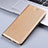 Leather Case Stands Flip Cover Holder H22P for Asus Zenfone 8 ZS590KS Gold