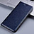 Leather Case Stands Flip Cover Holder H22P for Realme GT Neo6 5G Blue