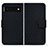 Leather Case Stands Flip Cover Holder HF1 for Google Pixel 6 5G Black