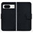 Leather Case Stands Flip Cover Holder HF1 for Google Pixel 8 5G Black