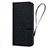 Leather Case Stands Flip Cover Holder HF2 for Apple iPhone 14 Pro Black