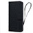 Leather Case Stands Flip Cover Holder HF2 for Google Pixel 7a 5G Black