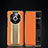 Leather Case Stands Flip Cover Holder JB2 for Huawei Honor Magic3 Pro+ Plus 5G Orange